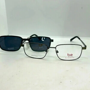 BioEyes VERNON 30338900 Men Eyeglasses Frames RXable Gummetal NWT